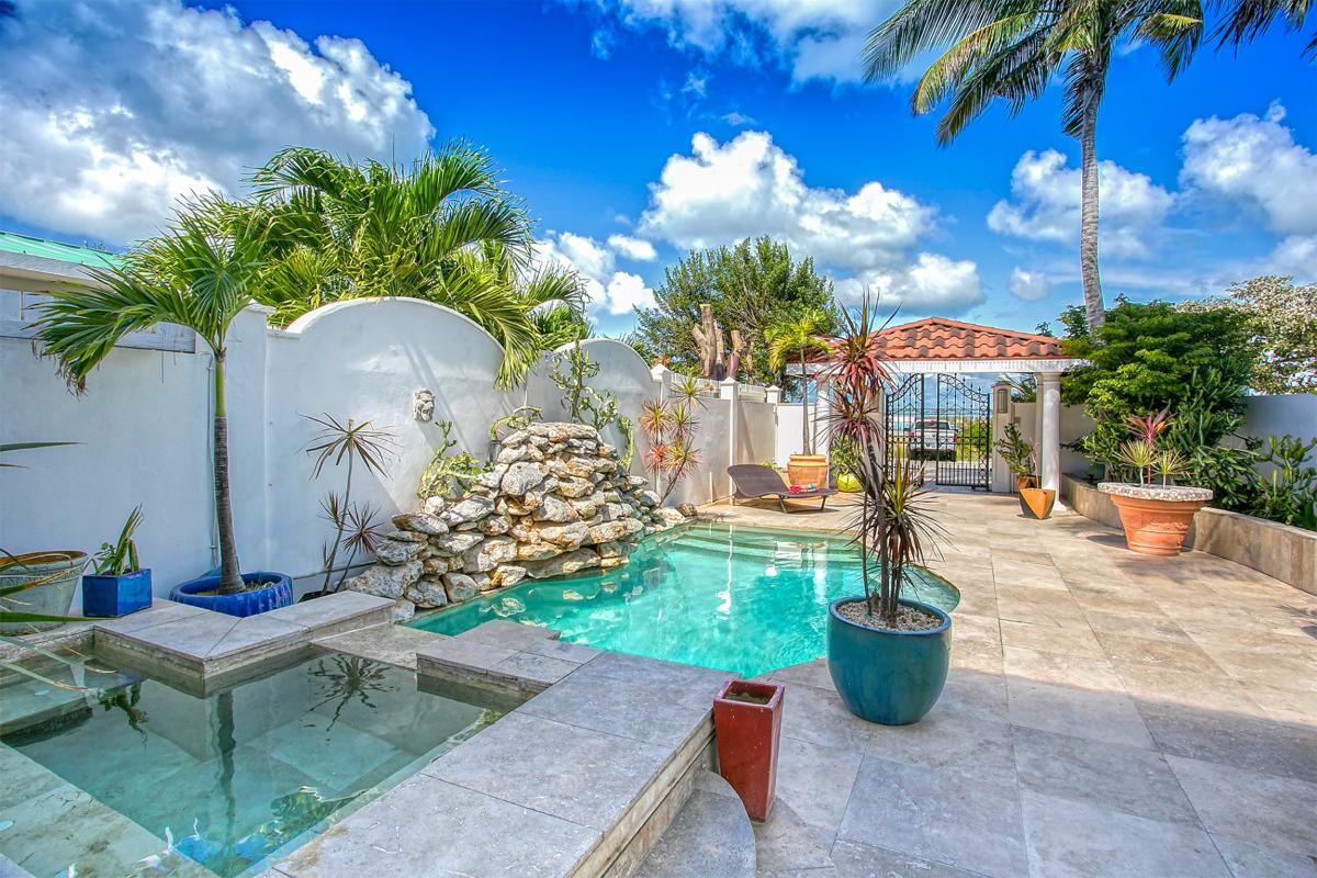 Villa rental St Martin - By the pool